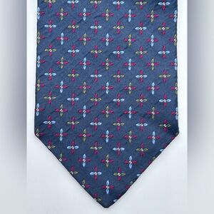 Kiton Blue Silk Tie
